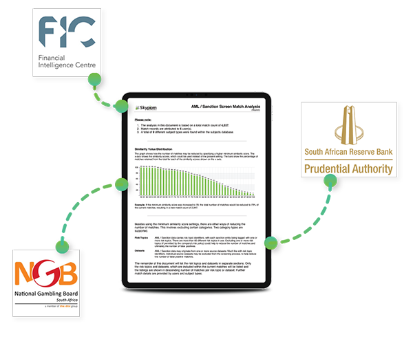 Reporting to regulatory authorities